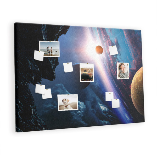 Tablica korkowa z nadrukiem planer + pinezki Organizer 407385