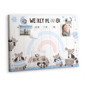 Tablica korkowa z nadrukiem planer + pinezki Planer 383560 Tablica korkowa z nadrukiem planer + pinezki Planer 383560