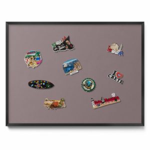 Tablica magnetyczna, jasny brązowy, czarna rama, 80×60, Tulup 800397 Tablica magnetyczna, jasny brązowy, czarna rama, 80×60, Tulup 800397