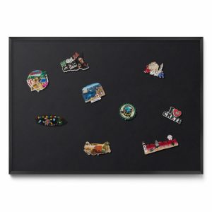 Tablica magnetyczna na magnesy, czarny, czarna rama, 100×70, Tulup 800376 Tablica magnetyczna na magnesy, czarny, czarna rama, 100×70, Tulup 800376