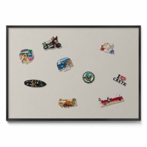 Tablica magnetyczna na magnesy, kremowy, czarna rama, 100×70, Tulup 800643 Tablica magnetyczna na magnesy, kremowy, czarna rama, 100×70, Tulup 800643