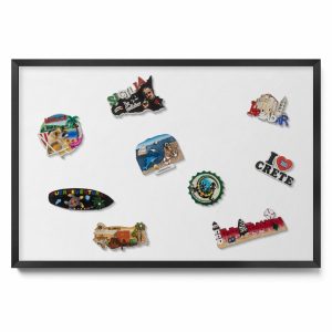 Tablica magnetyczna na ścianę, biały, czarna rama, 60×40, Tulup 800624 Tablica magnetyczna na ścianę, biały, czarna rama, 60×40, Tulup 800624