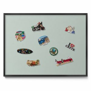 Tablica magnetyczna ozdobna, seledynowy, czarna rama, 80×60, Tulup 800398 Tablica magnetyczna ozdobna, seledynowy, czarna rama, 80×60, Tulup 800398