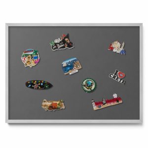 Tablica magnetyczna wisząca, ciemny szary, srebrna rama, 70×50, Tulup 800650 Tablica magnetyczna wisząca, ciemny szary, srebrna rama, 70×50, Tulup 800650