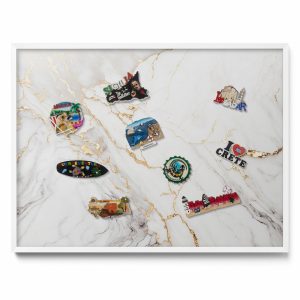 Tablica magnetyczna wisząca, kamień marmur, biała ramka, 80×60, Tulup 800447 Tablica magnetyczna wisząca, kamień marmur, biała ramka, 80×60, Tulup 800447