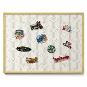Tablica magnetyczna wisząca, łuki, złota rama, 80×60, Tulup 800490 Tablica magnetyczna wisząca, łuki, złota rama, 80×60, Tulup 800490