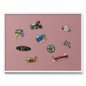 Tablica magnetyczna wisząca, pastelowy różowy, biała ramka, 80×60, Tulup 800454 Tablica magnetyczna wisząca, pastelowy różowy, biała ramka, 80×60, Tulup 800454