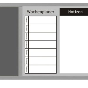 Tablica na notatki WOCHENPLANER, 3 w 1, 60×40 cm, ZELLER 186131