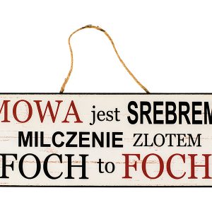 Tabliczka dekoracyjna 34x12cm 56179
