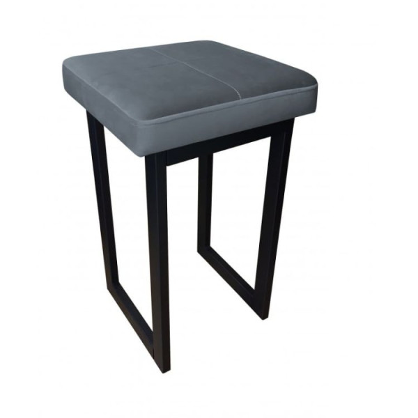Taboret Atos MAESTRO BL VELVET ciemno szary 755444