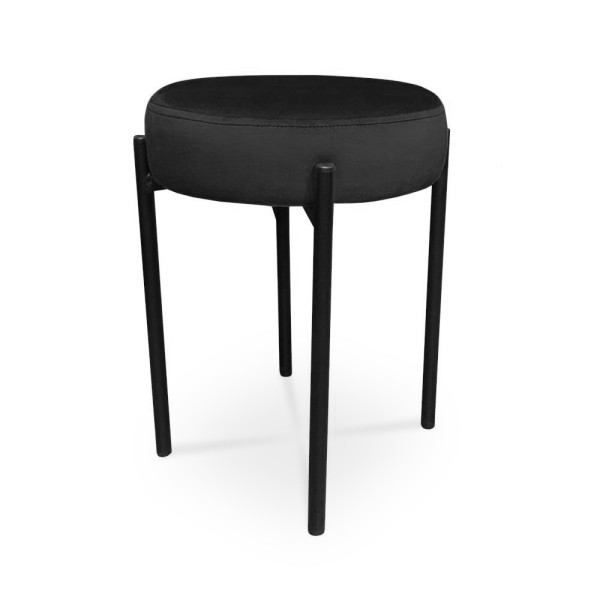 Taboret Dior w nowoczesnym stylu / czarny / MG19 355332