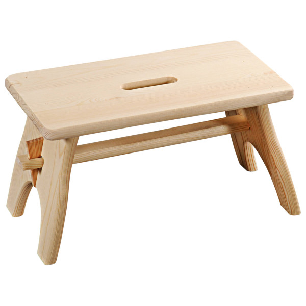 Taboret drewniany, 42 x 22 x 20,5 cm, Kesper 202209