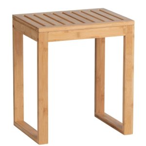 Taboret łazienkowy BAMBUSA, bambusowy, WENKO 189687 Taboret łazienkowy BAMBUSA, bambusowy, WENKO 189687