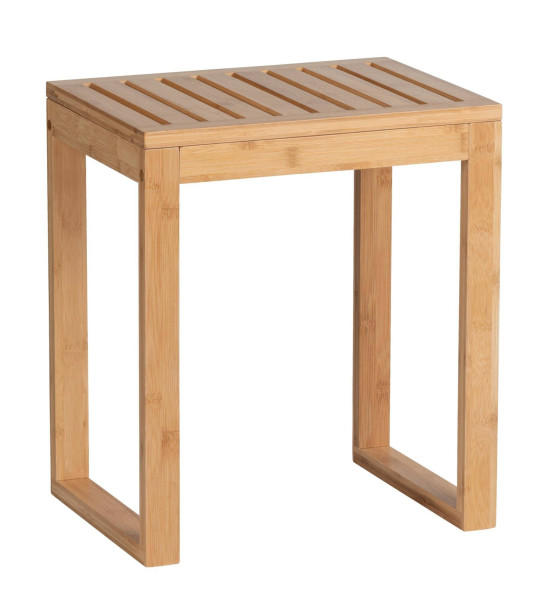 Taboret łazienkowy BAMBUSA, bambusowy, WENKO 189687