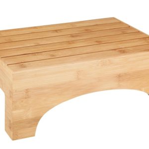 Taboret łazienkowy BAMBUSA, niski, bambusowy, WENKO 100669 Taboret łazienkowy BAMBUSA, niski, bambusowy, WENKO 100669