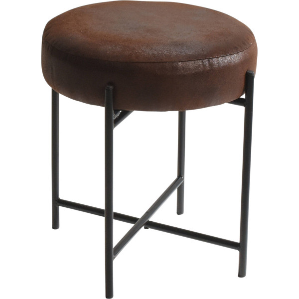 Taboret okrągły z metalowym stelażem, Ø 36 cm 197739