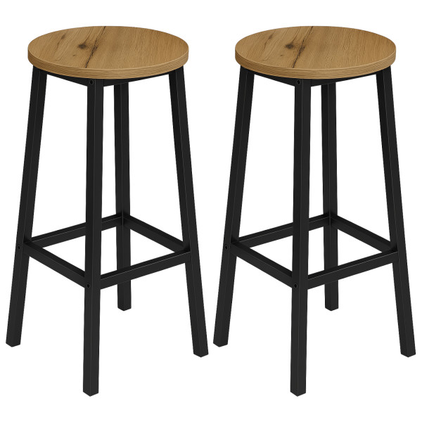 Taboret olcha barowy stołek zestaw 2 szt 32x32x65 I Begryf 642172