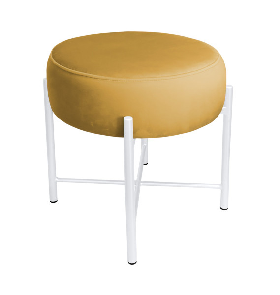 Taboret Pola noga metalowa bia 748782