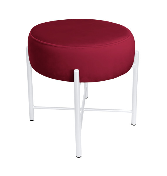 Taboret Pola noga metalowa bia 748786