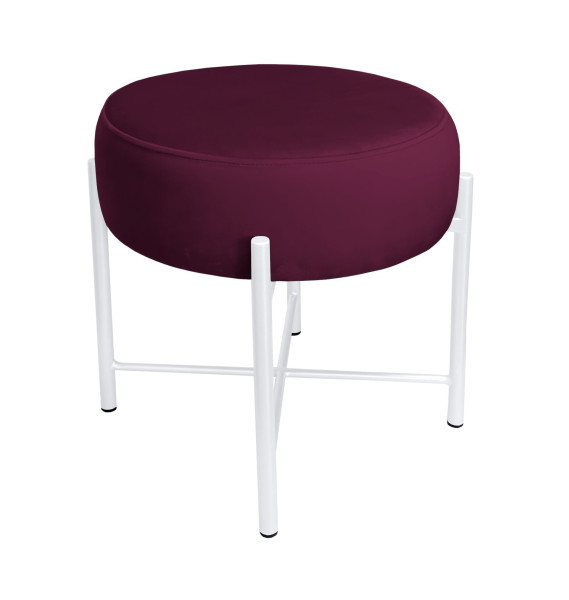 Taboret Pola noga metalowa bia 748788