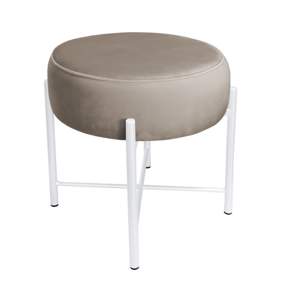 Taboret Pola noga metalowa bia 748729
