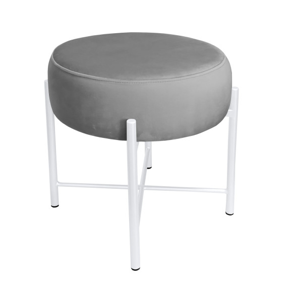 Taboret Pola noga metalowa bia 748750