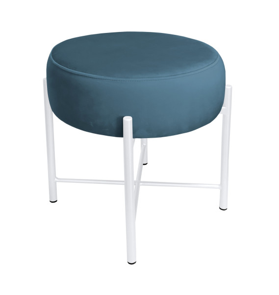 Taboret Pola noga metalowa bia 748755