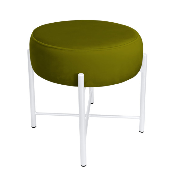 Taboret Pola noga metalowa bia 748723