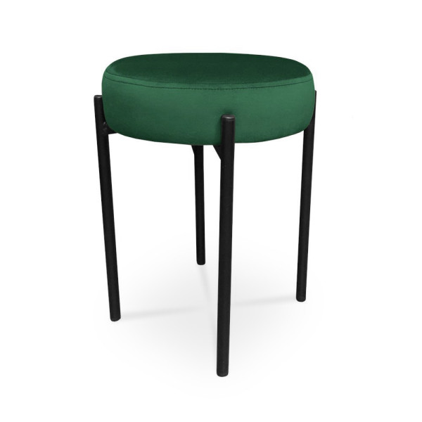 Taboret tapicerowany Dior / zielony / MG25 355331