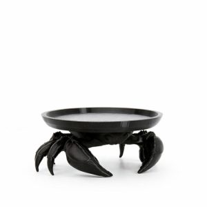 Taca dekoracyjna SHP CRAB czarna 961159