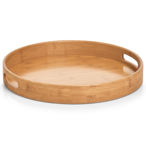 Taca do serwowania okrągła, Ø 38 cm, bambusowa, ZELLER 87382
