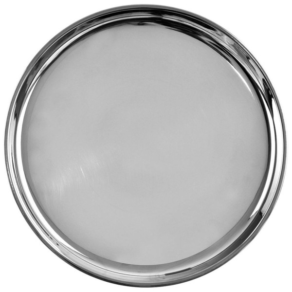 Taca do serwowania stalowa okrągła talerz patera 28 cm 221768