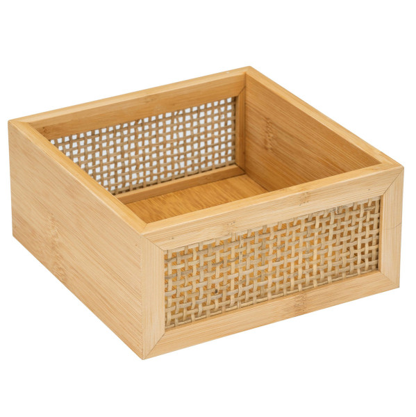 Taca na kosmetki ALLEGRE BAMBOO, 15 x 7 x 15 cm, WENKO 152968