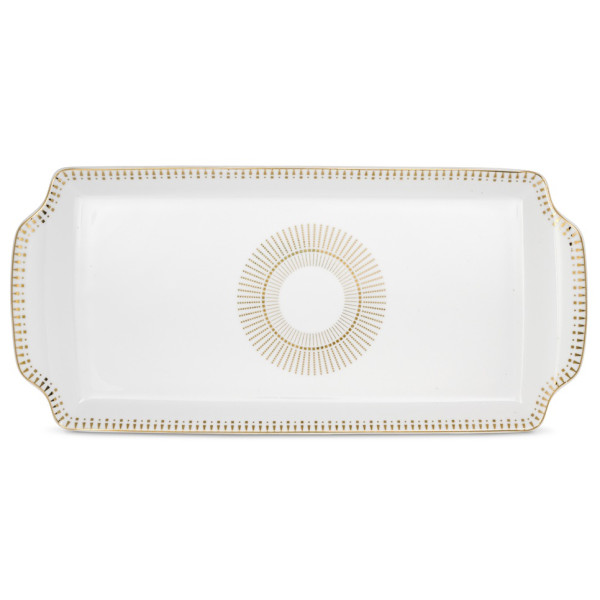 Tacka prostokątna 36 cm Yvonne Złoty Miraż G682 655381