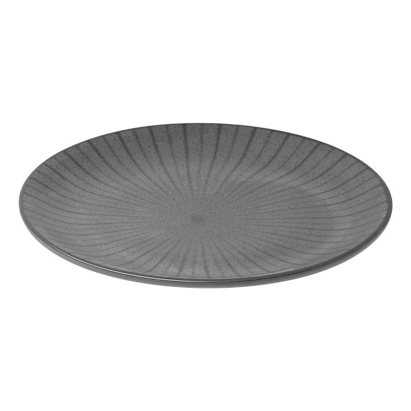 Talerz deserowy 21 cm Nordic porcelana szary mały okrągły 853977