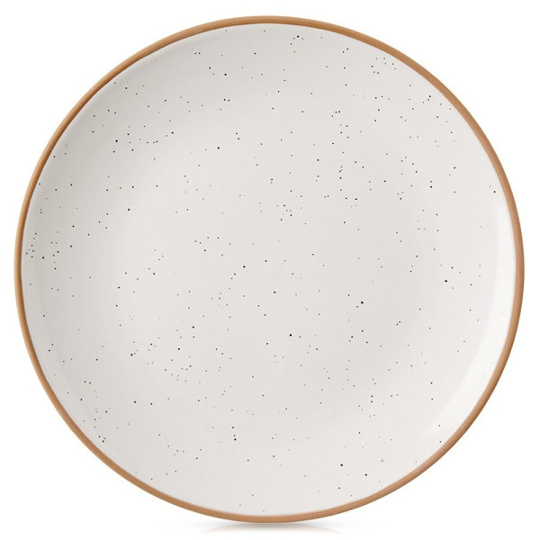 Talerz deserowy ceramiczny beżowy 20 cm 797401