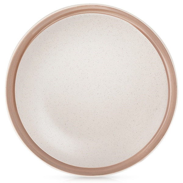 Talerz deserowy ceramiczny beżowy ARTHENA BEIGE 20,5 cm 353905