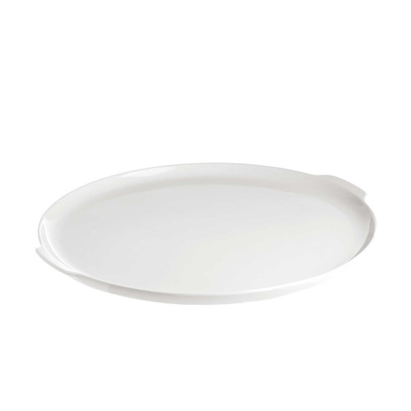 Talerz do ciasta z uchwytami Arezzo - Biały, 32.5 cm 680186