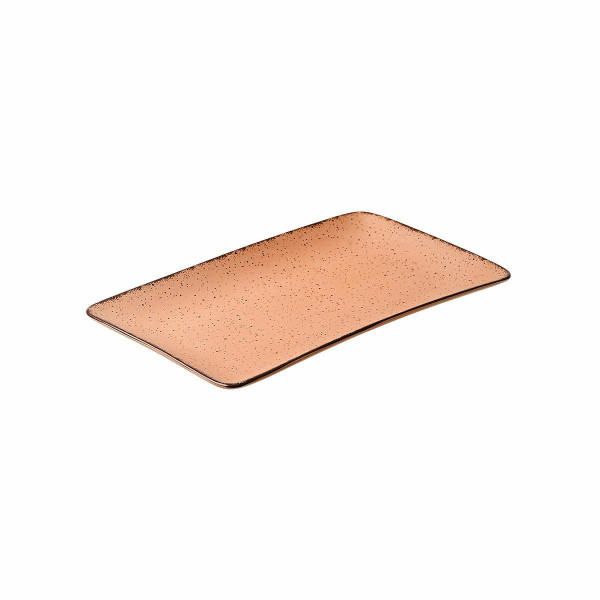 Talerz do serwowania Terra salmon porcelanowy pomarańczowy 854765