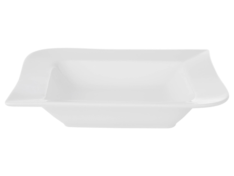 Talerz głęboki Fala porcelanowy 500 ml biały 38513