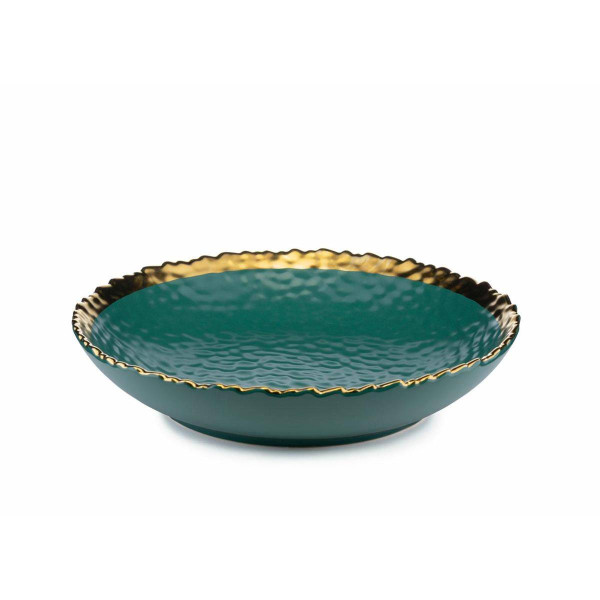 Talerz głęboki Kati Green Gold 21 cm 105552