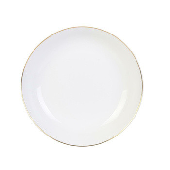 Talerz głęboki Pearl Gold 20cm biały 76218
