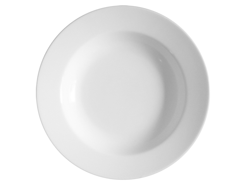 Talerz głęboki Yvette porcelanowy 22 cm biały 57393