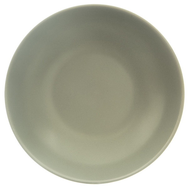 Talerz obiadowy głęboki ceramiczny zielony 20,5 cm 792946