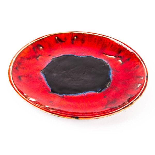 Talerz obiadowy handmade CRUSTA Ø 25 cm - unikalny wzór 117239
