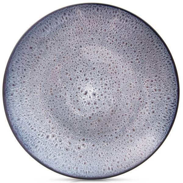 Talerz obiadowy płytki ceramiczny fioletowy GLAZE 27 cm 792888