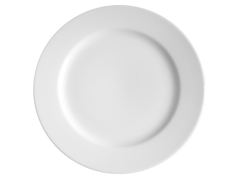 Talerz obiadowy Yvette porcelanowy biały 57395
