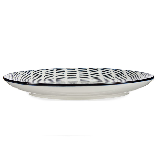 Talerz płaski LINEAS 24 cm porcelana 841235