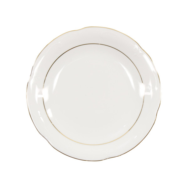 Talerz płytki 17 cm Kamelia Złota Linia B014 344424
