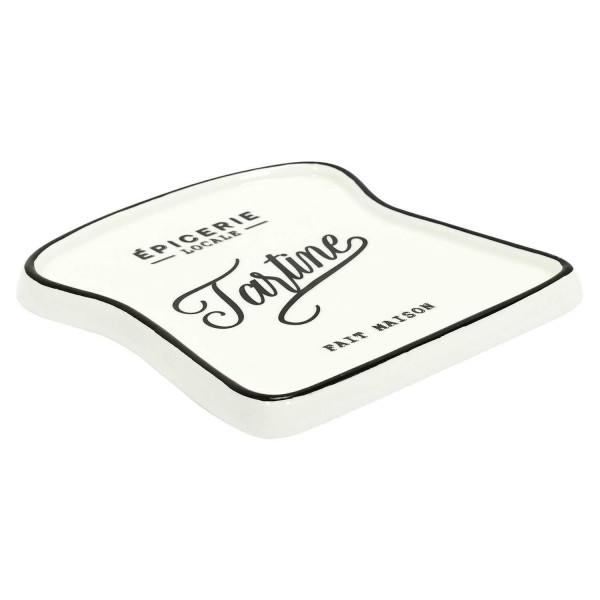 Talerz śniadaniowy Tartine tost 17,7x16,5x1,5 cm 783206